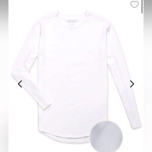 BYLT Basics Men's White Long Sleeve Thermal